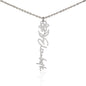 With Every Storm, Comes a Rainbow - Never Forget That I Love You | Birth Flower Name Necklace