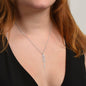 With Every Storm, Comes a Rainbow - Never Forget That I Love You | Birth Flower Name Necklace
