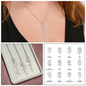 With Every Storm, Comes a Rainbow - Never Forget That I Love You | Birth Flower Name Necklace
