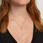 With Every Storm, Comes a Rainbow - Never Forget That I Love You | Birth Flower Name Necklace