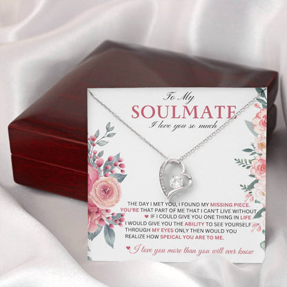 To My Soulmate - Special To Me - Forever Love Necklace