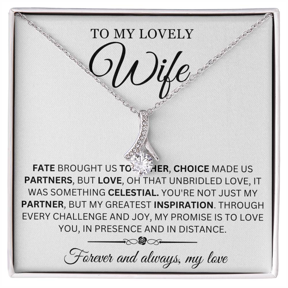 To My Wife - My Blessing - Alluring Necklace