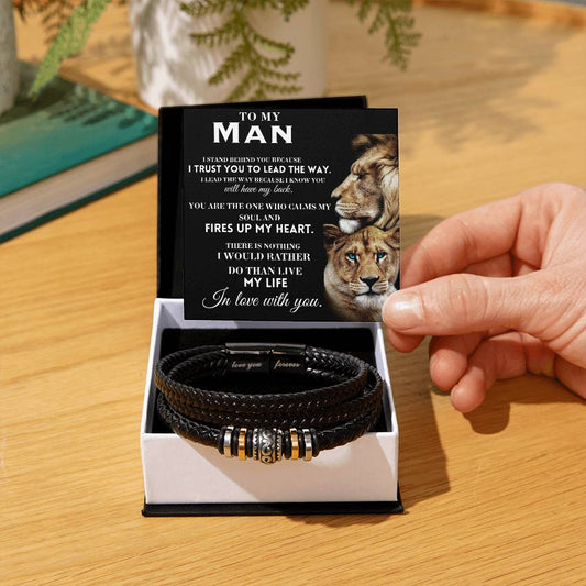 To My Man - Lead The Way - Men's Bracelet