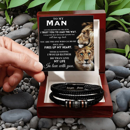 To My Man - Lead The Way - Men's Bracelet