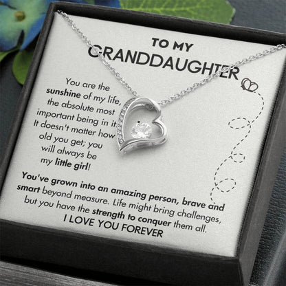 To My Granddaughter - Sunshine - Forever Love Necklace